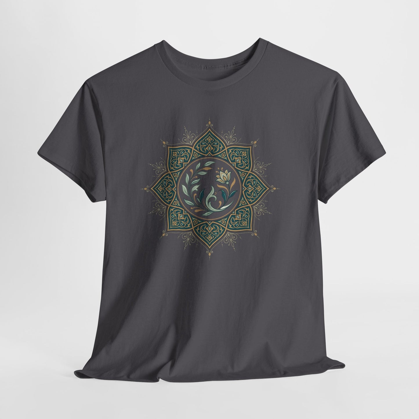 Olive Floral Lotus Tee