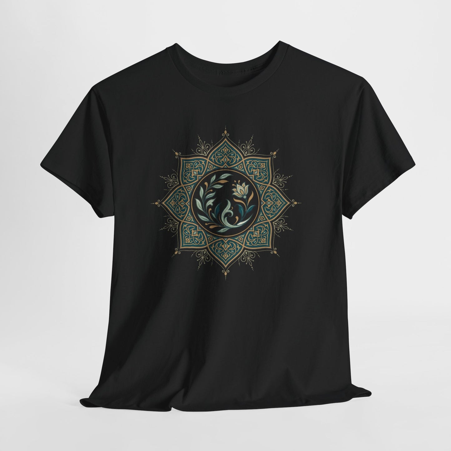 Olive Floral Lotus Tee